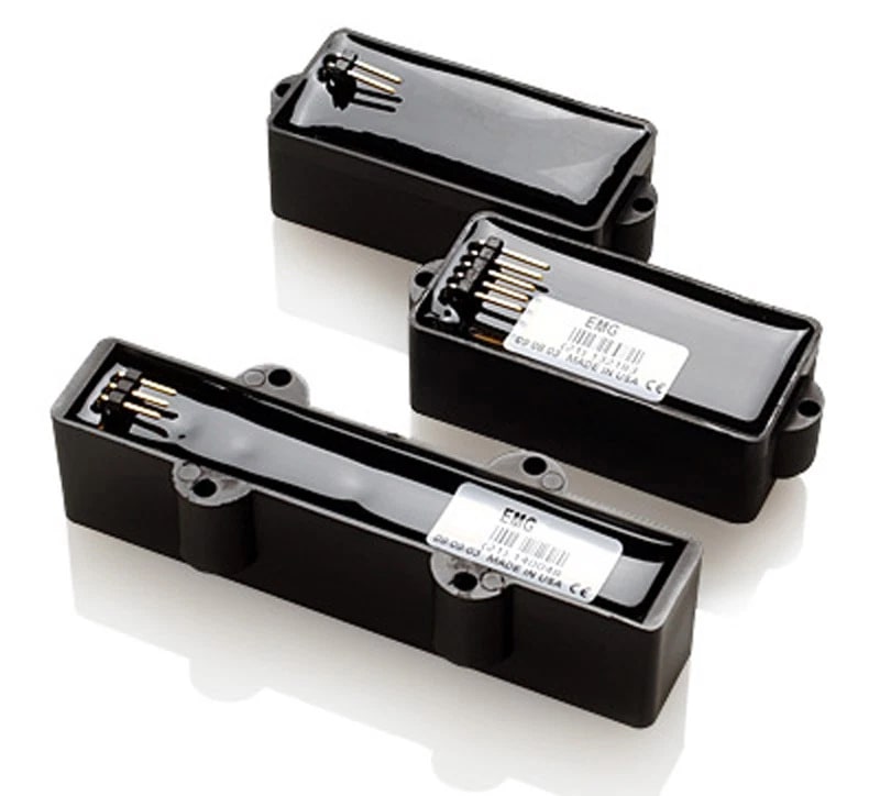 EMG PJ Active Bass Pickup set - black - New