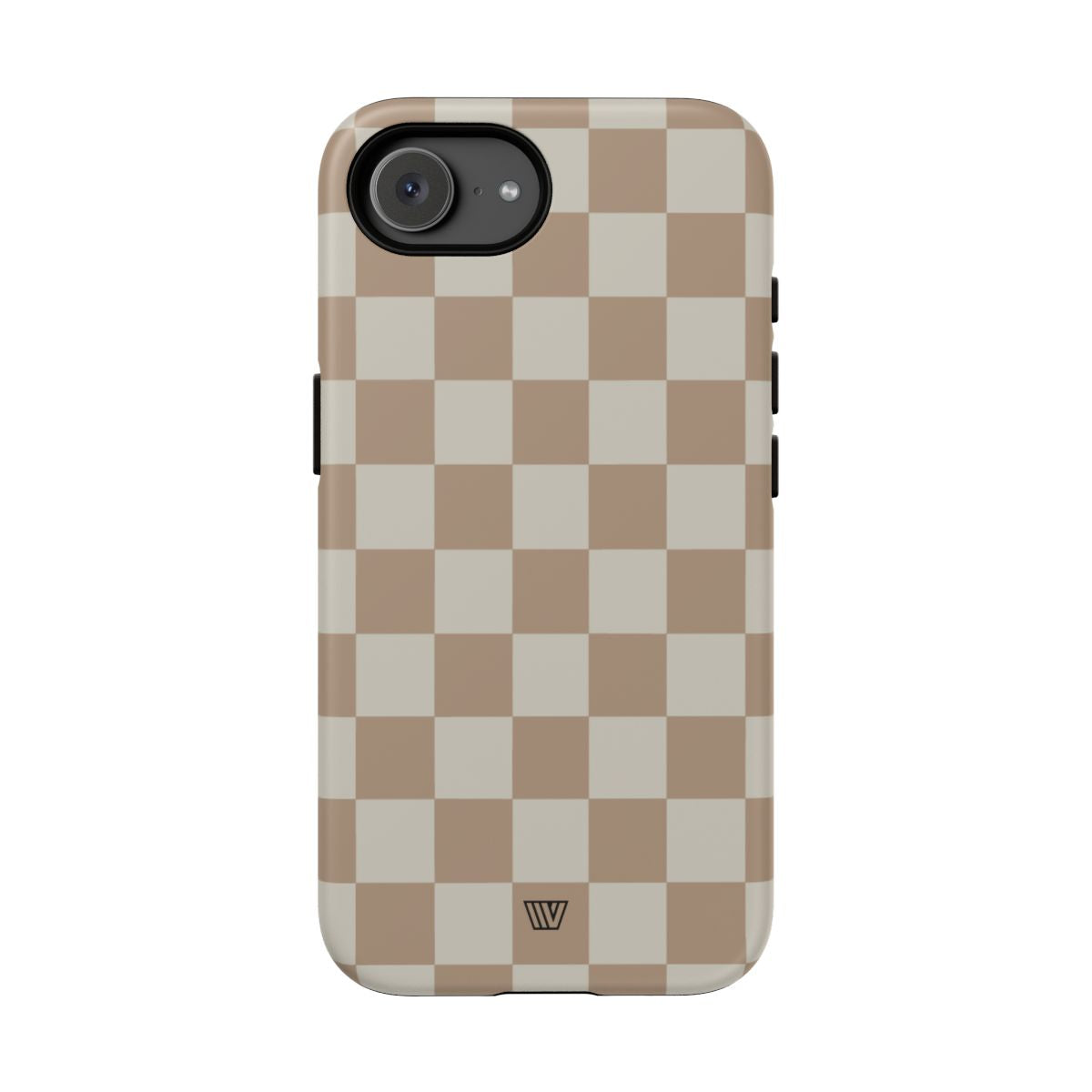 Checkerboard Tough Phone Case Dual-Layer Protection NEUTRAL