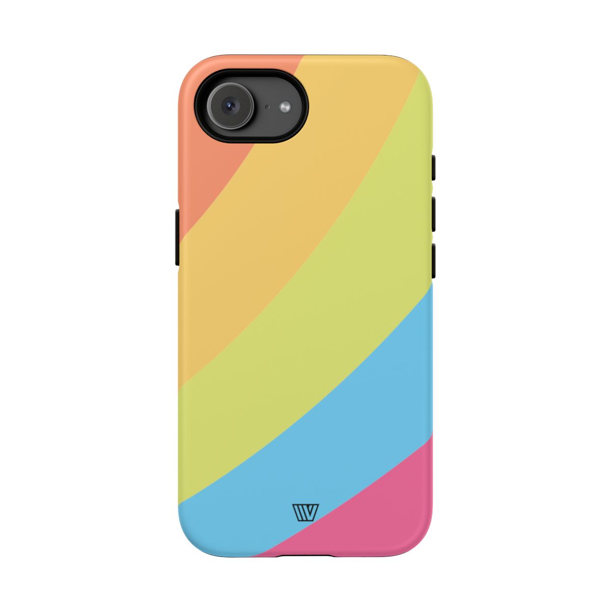 Neon Rainbow Tough Phone Case Dual-Layer Protective Shell