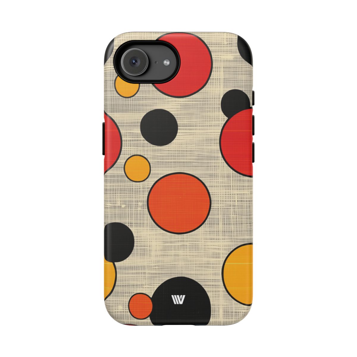 Tough Phone Case Mid-Century Dots Protective Cover