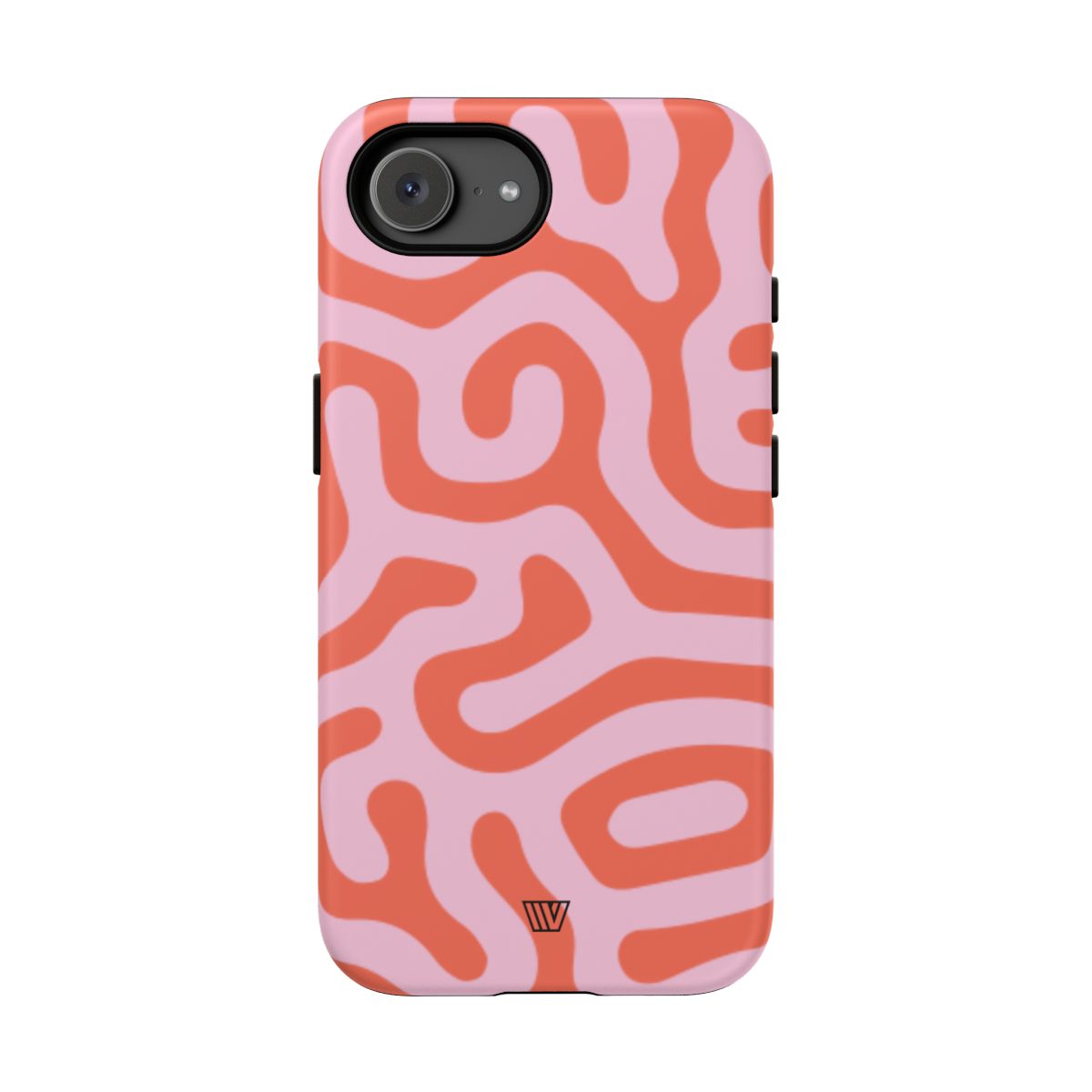 Tough Phone Case Dual-Layer Protection CORAL ORGANIC LINES