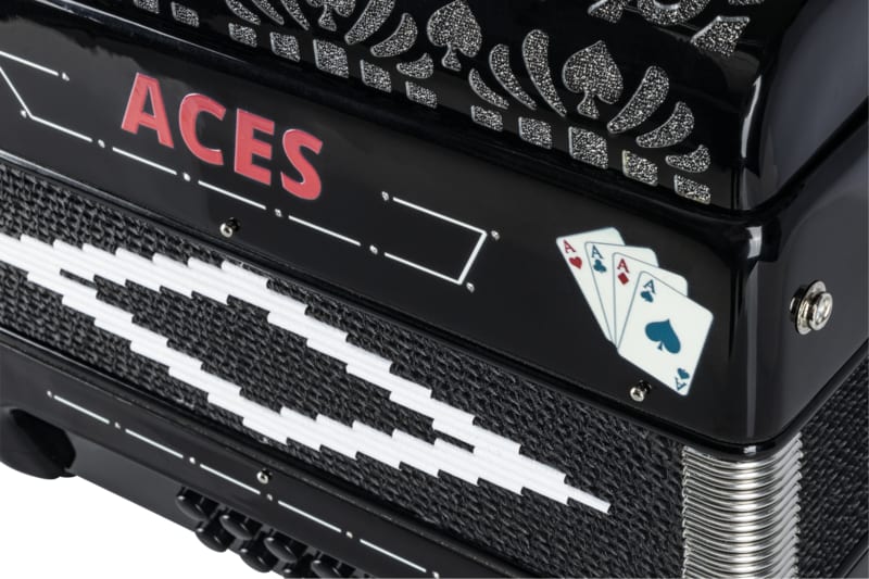 Hohner Hohnica ACES II 34 Button 3 Switches Key of GCF Diatonic Accordion-NEW