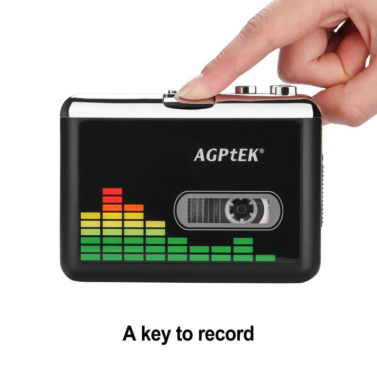 Portable Cassette Audio Tape-To-MP3 Converter Cassette Recorder