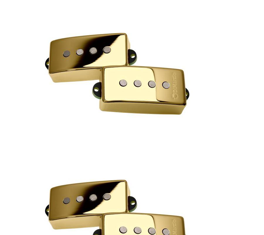DiMarzio DP124 Sixties P Bass Pickup Set -Gold Cover- NEW