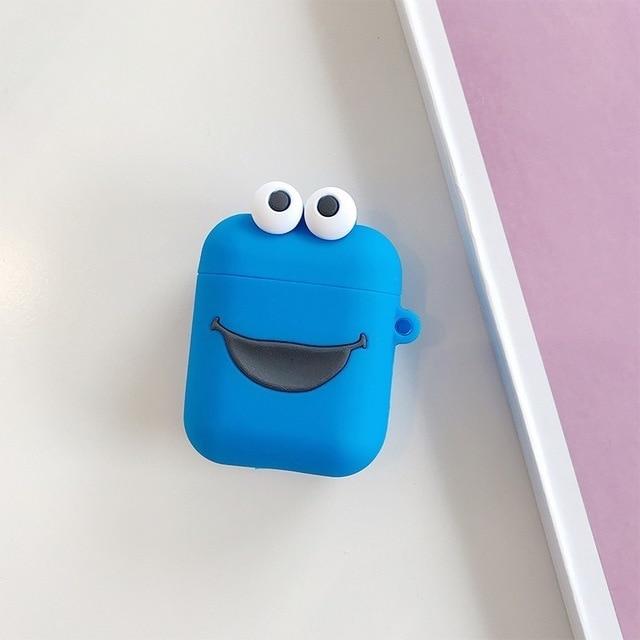 Cartoon Character Shock-Resistant Silicone Apple Airpods Case