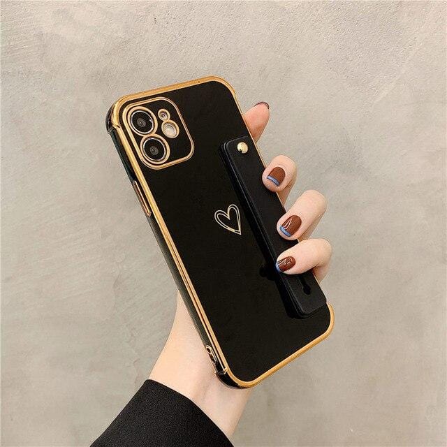 Wrist Strap Electroplated Bumper iPhone Case Apple