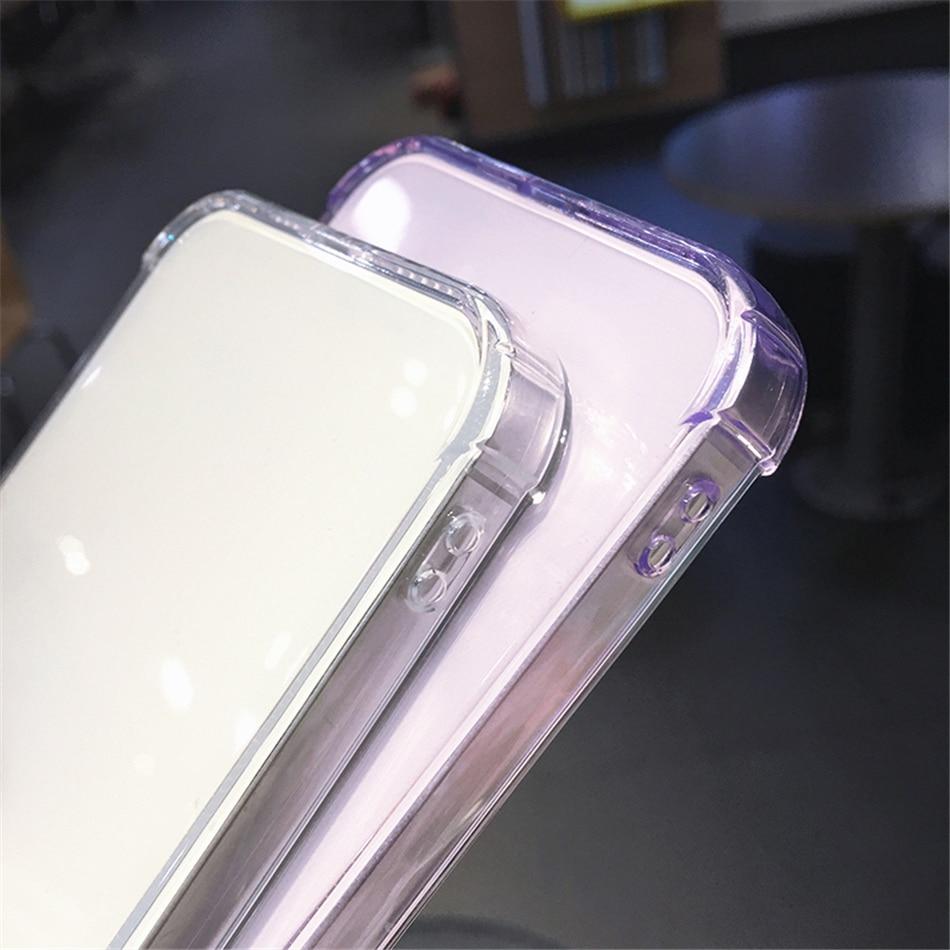 Transparent Camera Protection TPU iPhone Case