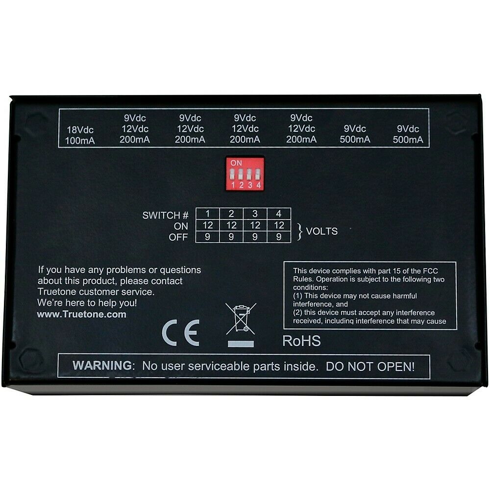 New - Truetone 1 Spot Pro CS7 7-output Isolated Guitar Pedal Power Supply