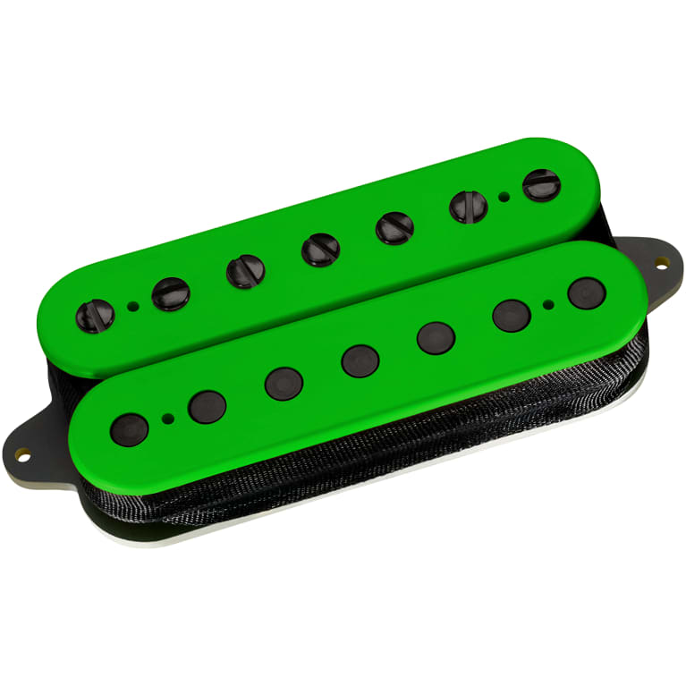 DiMarzio DP756 Illuminator 7 String Neck Humbucker Green with Black poles-NEW