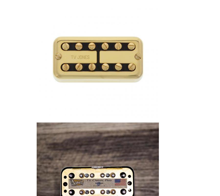 TV Jones TV Classic Plus Bridge Humbucker Pickup - Gold-NEW