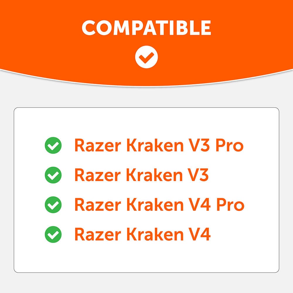WC FreeZe Cooling Gel Earpads for Razer Kraken V3 V3 Pro V4 V4 Pro