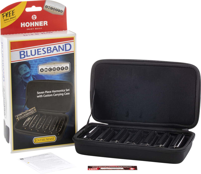Hohner Blues Band Harmonica (7-pack) -NEW