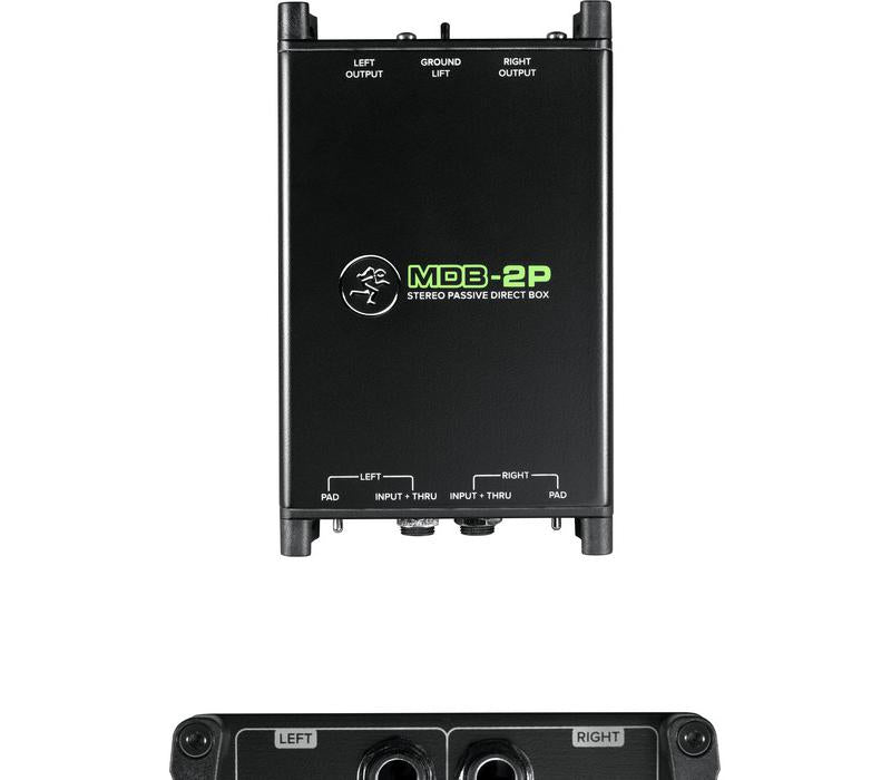 Mackie MDB-2P Stereo Passive Direct Box-NEW