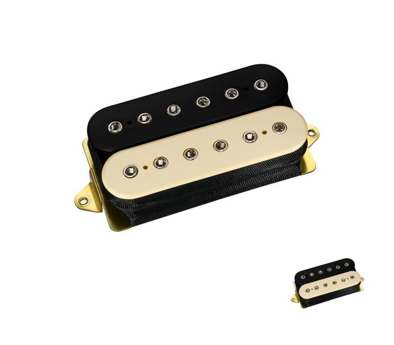 DiMarzio DP100 Super Distortion Humbucker Pickup -F-spaced-Black and Cream -NEW