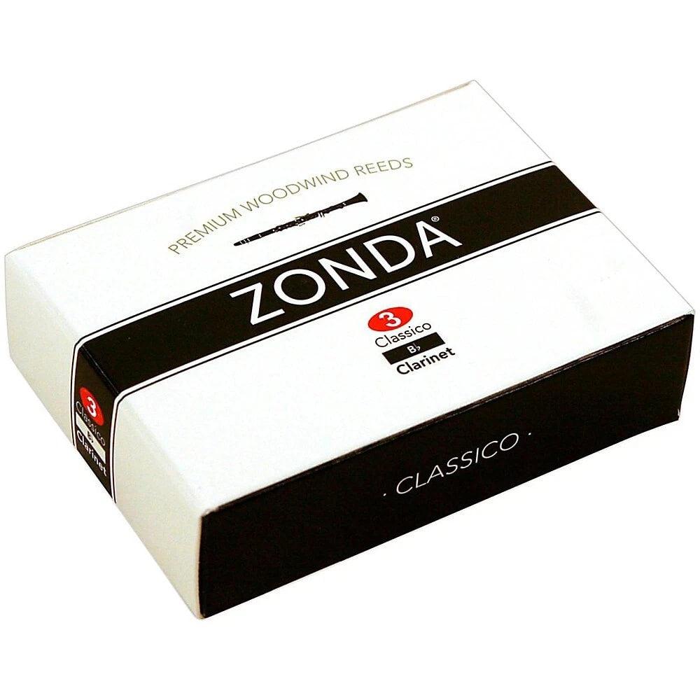 Zonda Classico Bb Clarinet Reed Strength 3 Box of 10-NEW