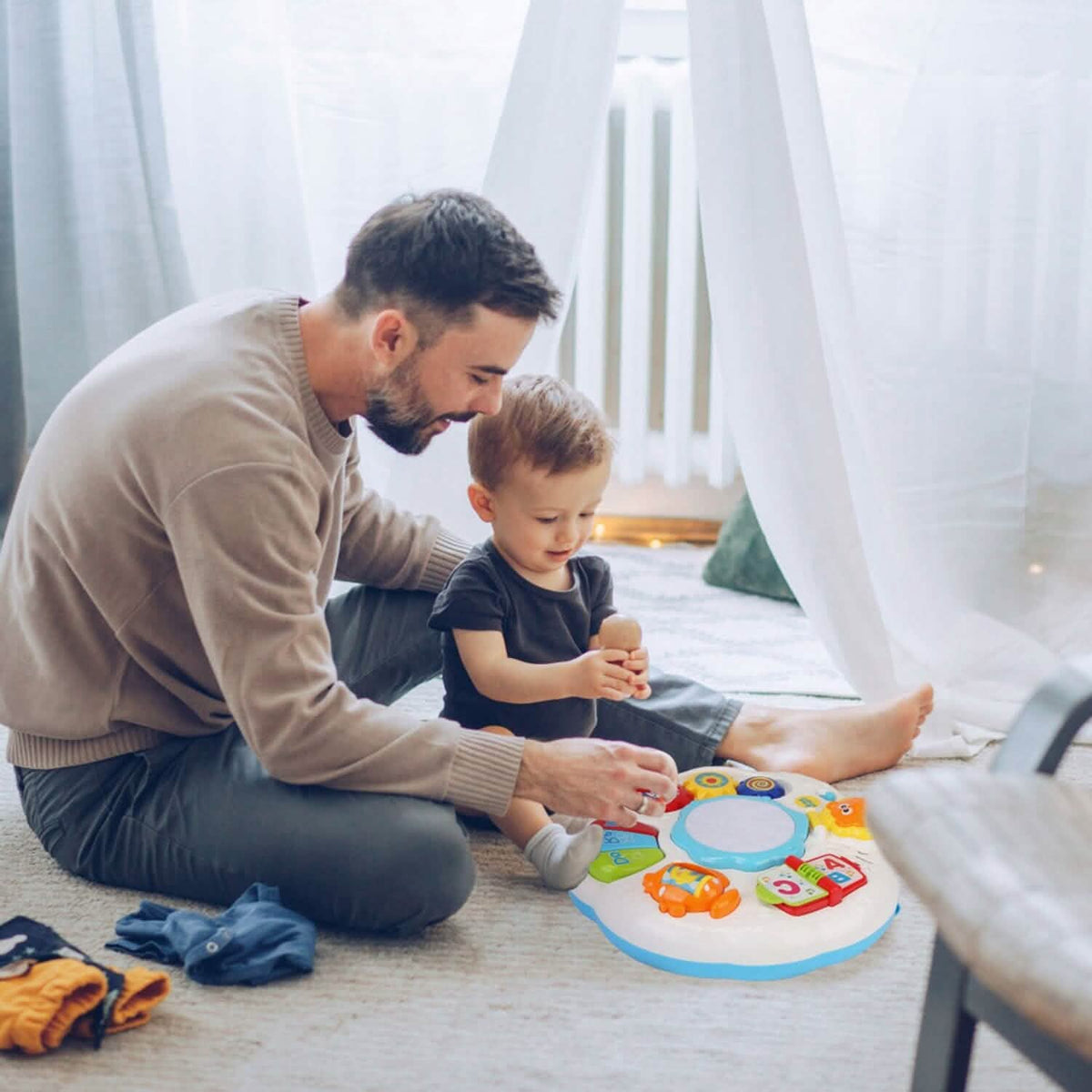 Toddler Musical Learning Table 3-in-1 Educational Toy for 6+ Months