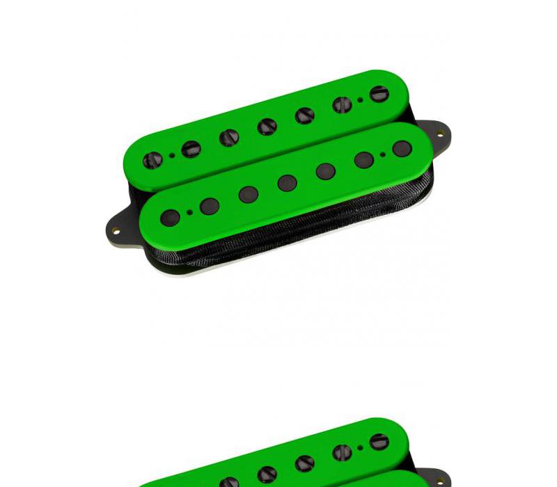 DiMarzio DP756 Illuminator 7 String Neck Humbucker Green with Black poles-NEW