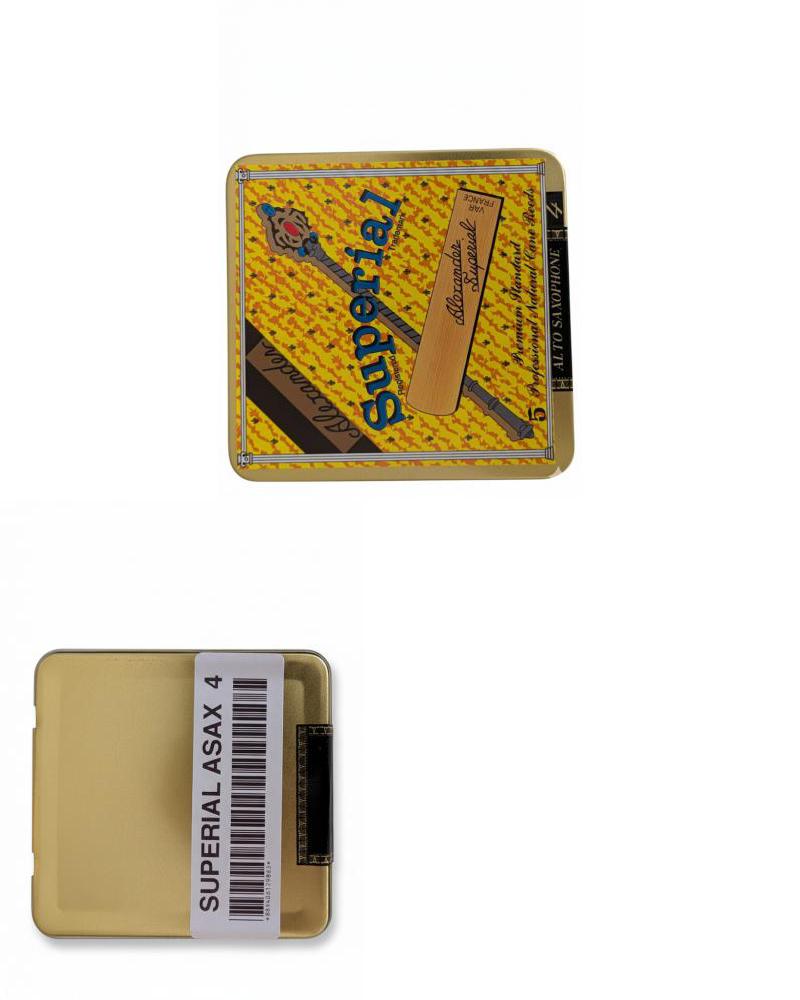 Alexander Reeds Superial Alto Saxophone Reeds - 4.0 (5-pack)- NEW