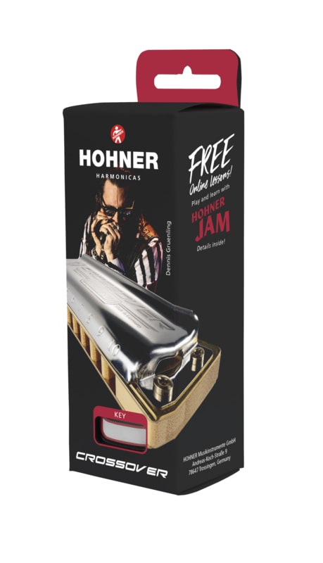 Hohner Marine Band Crossover Harmonica - B Major-NEW
