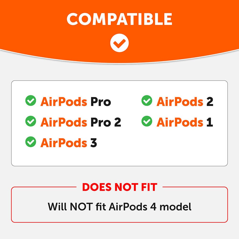 WC HookZ - Over Ear Hooks for Airpods Pro 1, 2 & Airpods 1, 2, 3