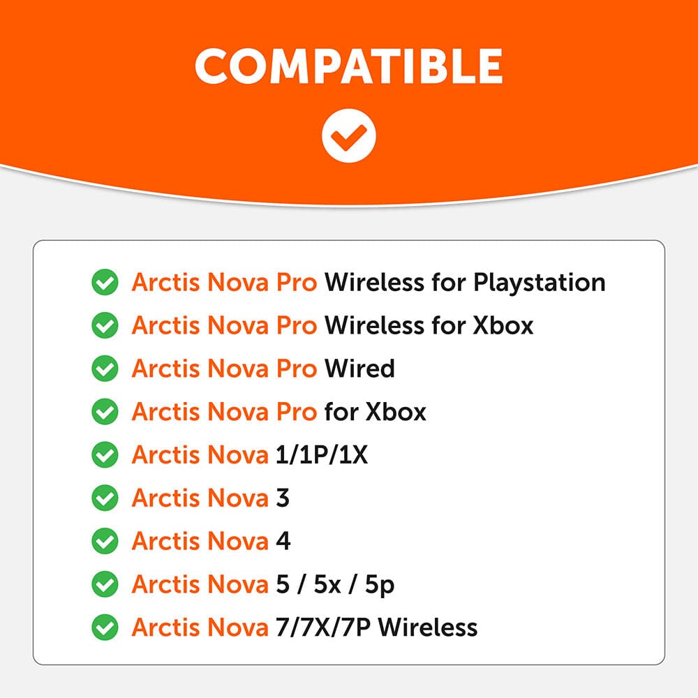 WC Silicone HeadbandZ for Arctis Nova Headsets