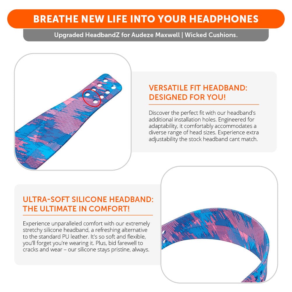 WC Silicone HeadbandZ for Audeze Maxwell