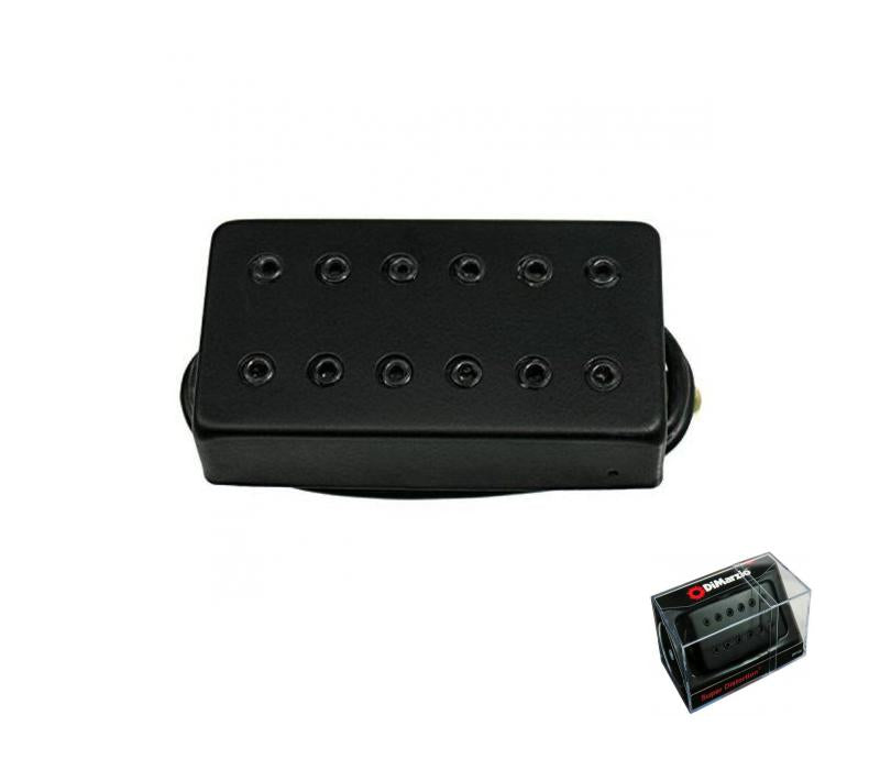 DiMarzio DP100 SUPER DISTORTION® F-spaced, Black Metal cover with Black pole- NEW