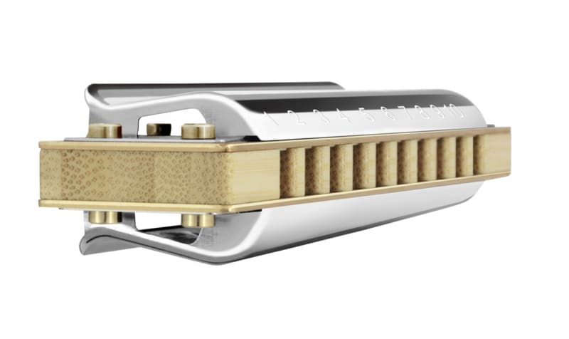 Hohner M2011BXL-LF Marine Band Thunderbird Harmonica – Key of Double Low F-NEW