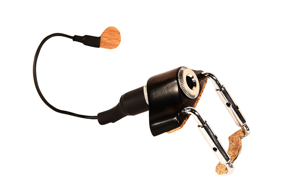 KNA VV-3 Portable Piezo Violin/Viola Pickup - Ebony-NEW