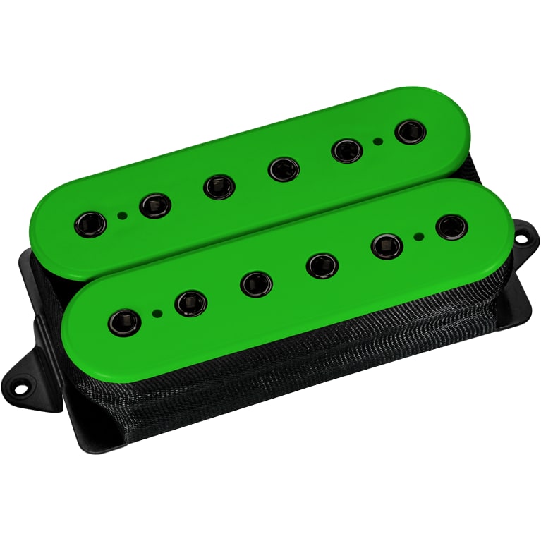 DiMarzio DP215 Evo 2 Humbucker Bridge Pickup F-spaced, Green with Black poles-NEW
