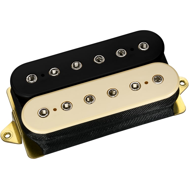 DiMarzio DP100 Super Distortion Humbucker Pickup -F-spaced-Black and Cream -NEW
