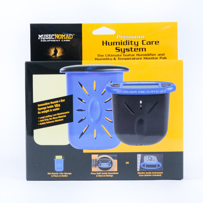 Music Nomad Guitar Humidity & Humidifier Temperature Monitor Pak MN306 - NEW