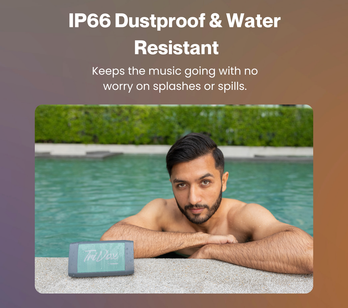 Triangle Bluetooth Wireless Portable Speaker TriVox