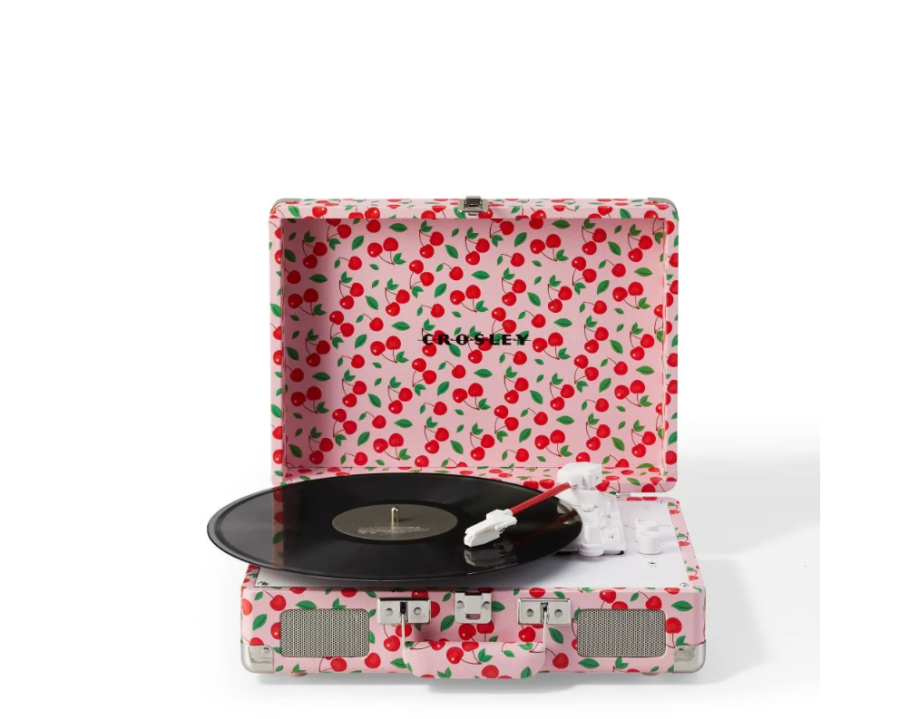 Crosley CR8005F Cruiser Plus Bluetooth In/Out Record Player Retro Cherry -NEW
