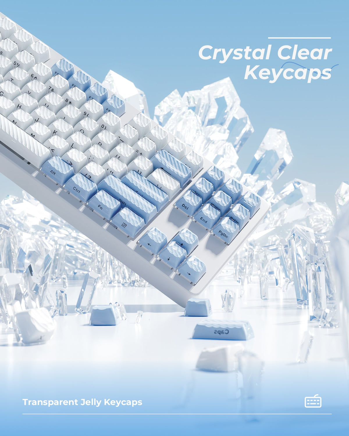 Magic Wave OEM Profile Side-Printed 136-Key PC Keycap Set XVX
