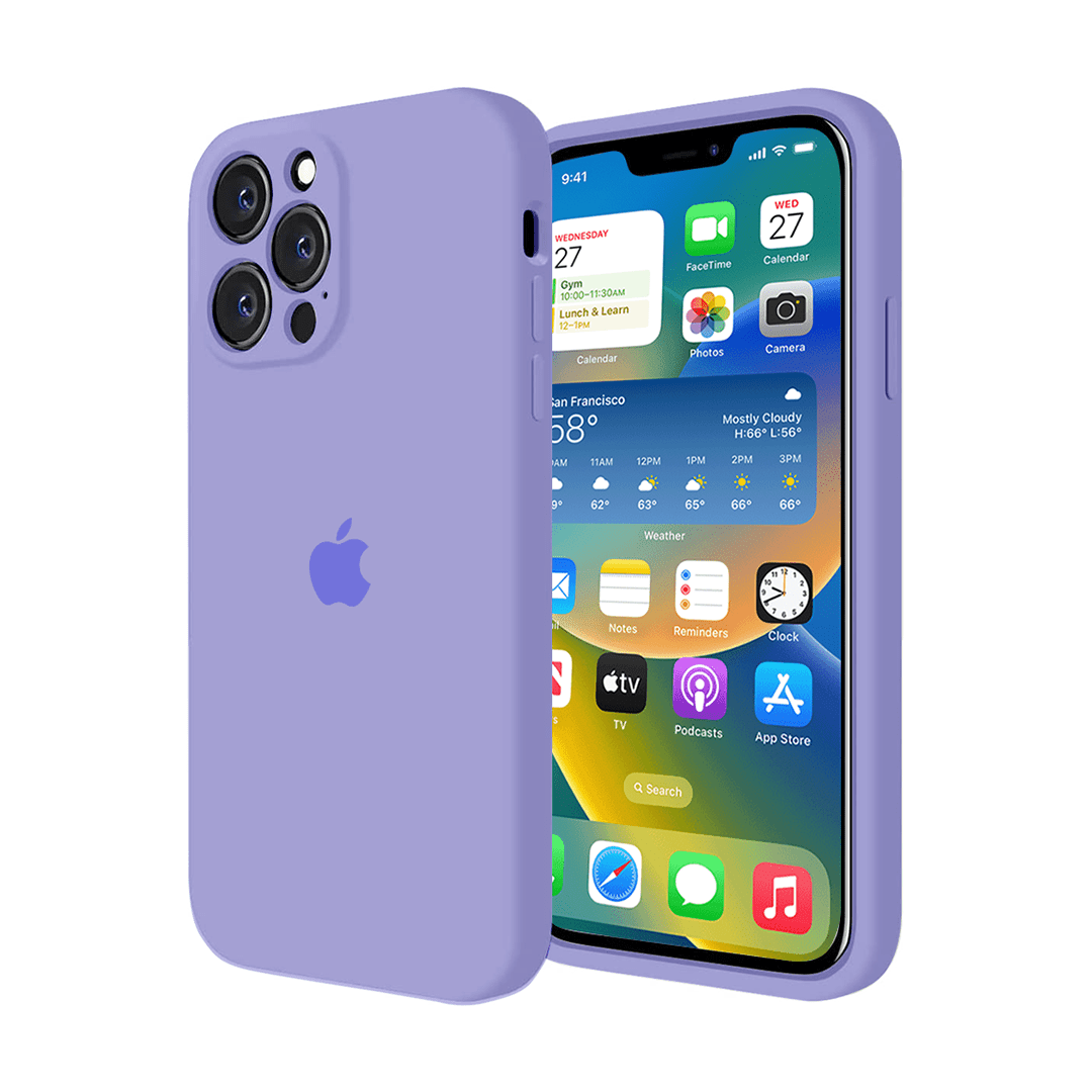 iPhone Lilac Silicone Camera Protection Case Apple