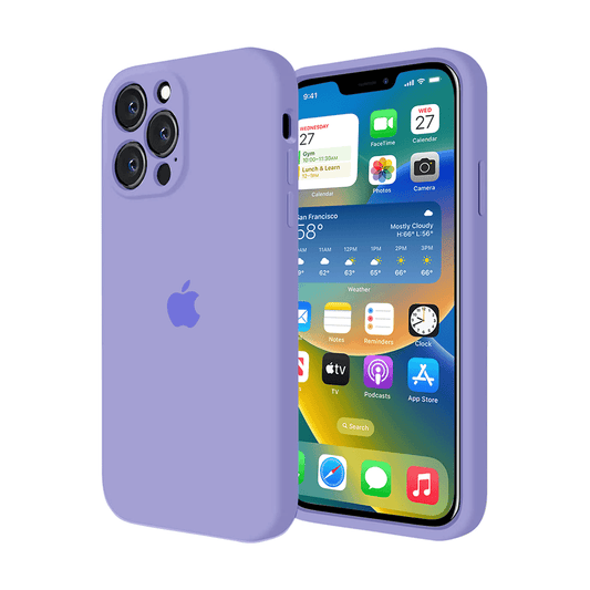 iPhone Lilac Silicone Camera Protection Case Apple