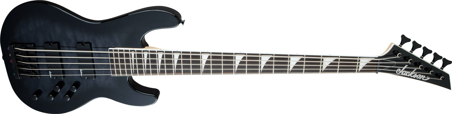 Jackson Concert Bass JS3VQ  Electric Guitar- Transparent Black -NEW