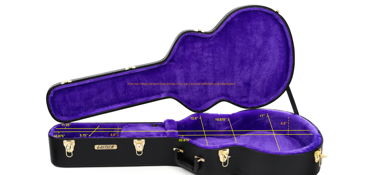 Gretsch G6294 Jumbo Hardshell Case - Black-NEW