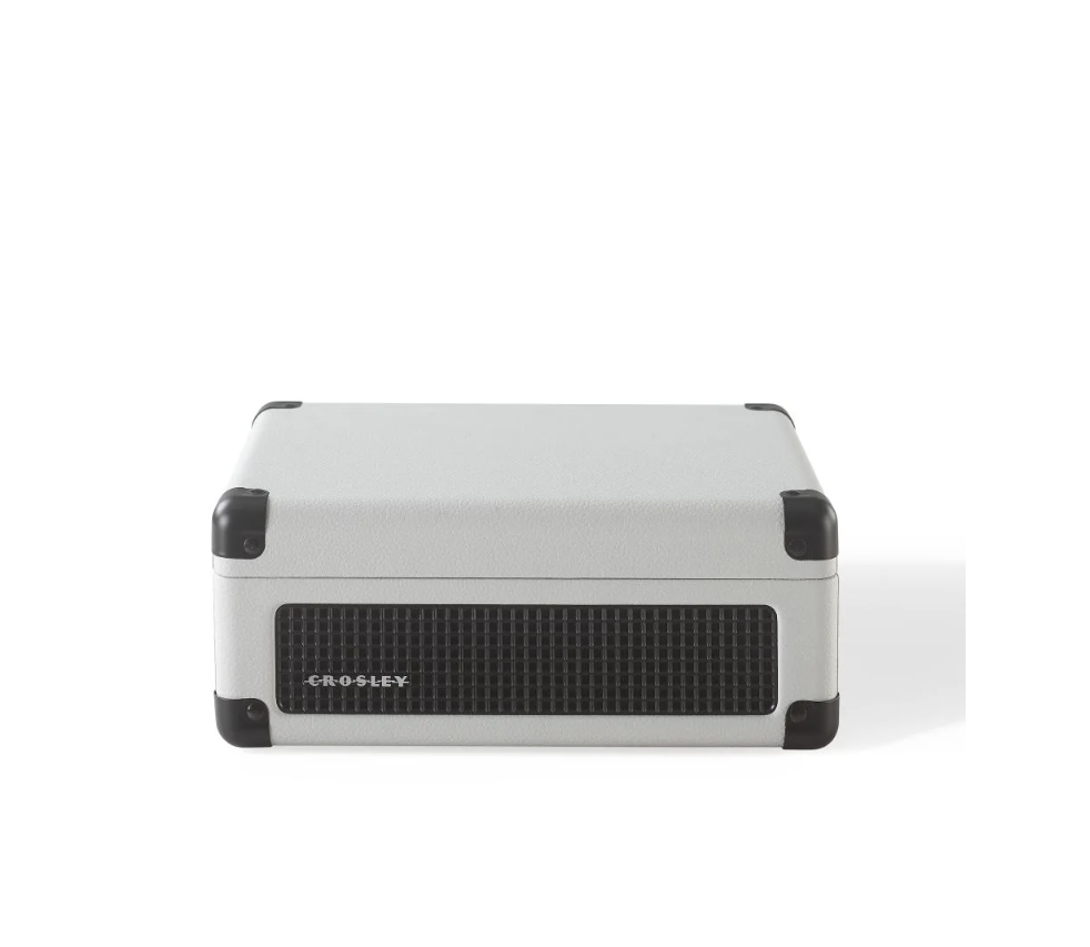 Crosley CR3505DP Cruiser Portable CD Player Retro Bluetooth Speakers, White Farmhouse -NEW