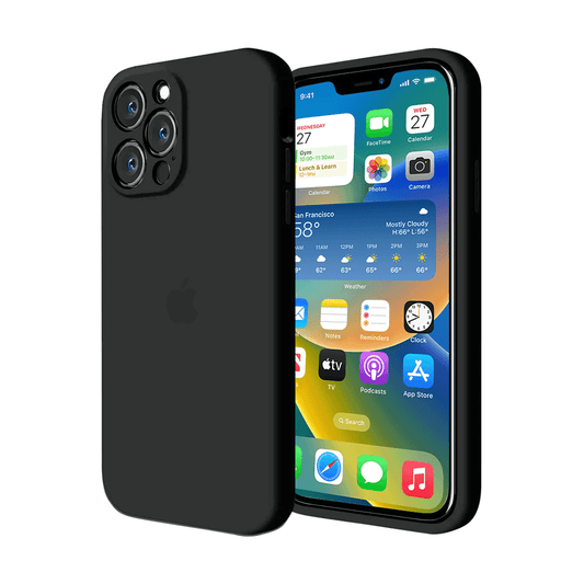 iPhone Camera Protection Silicone Black Case Apple iPhones