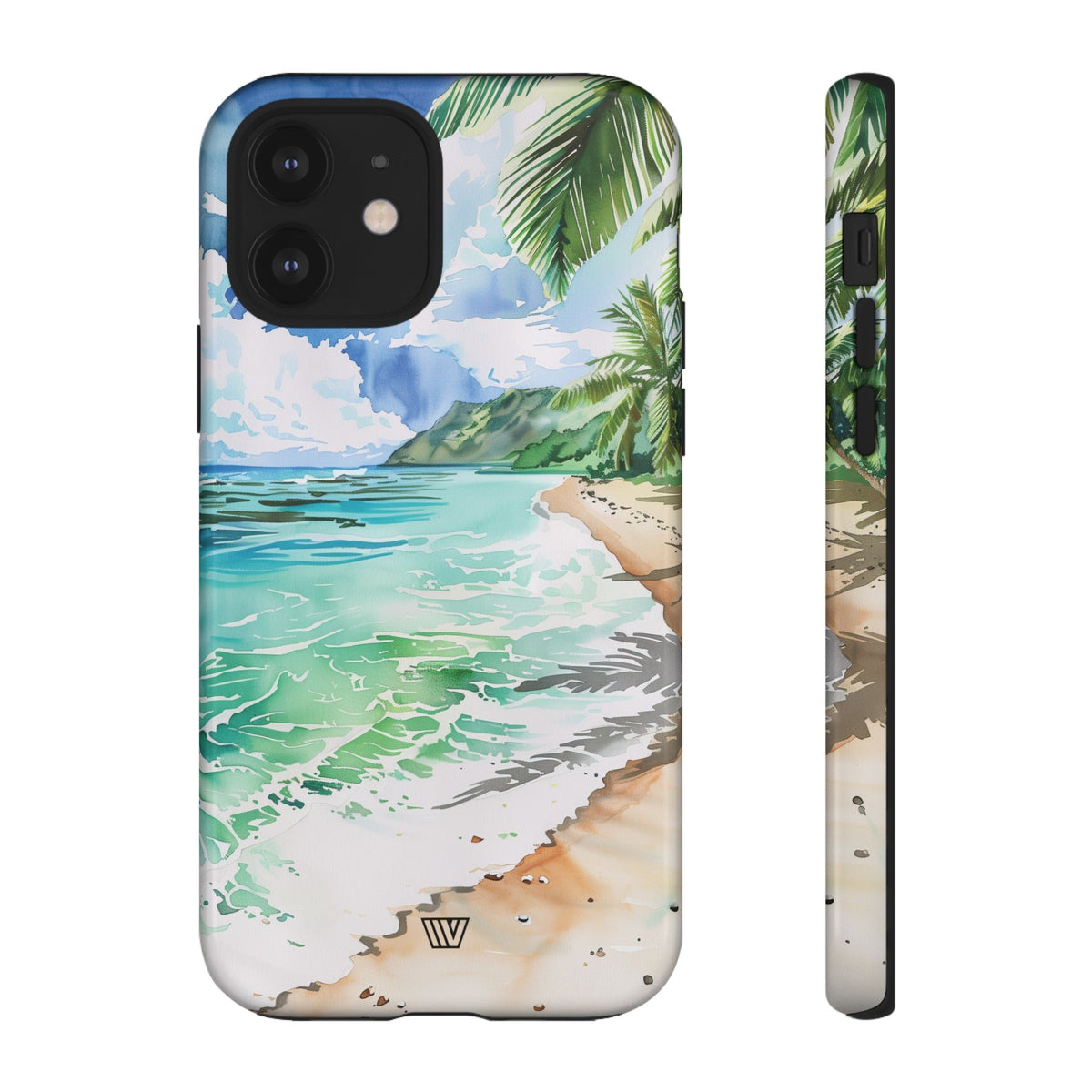 Watercolor Beach Tough Phone Case