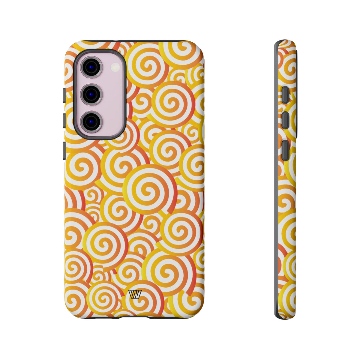 Abstract Spiral Orange Tough Phone Case