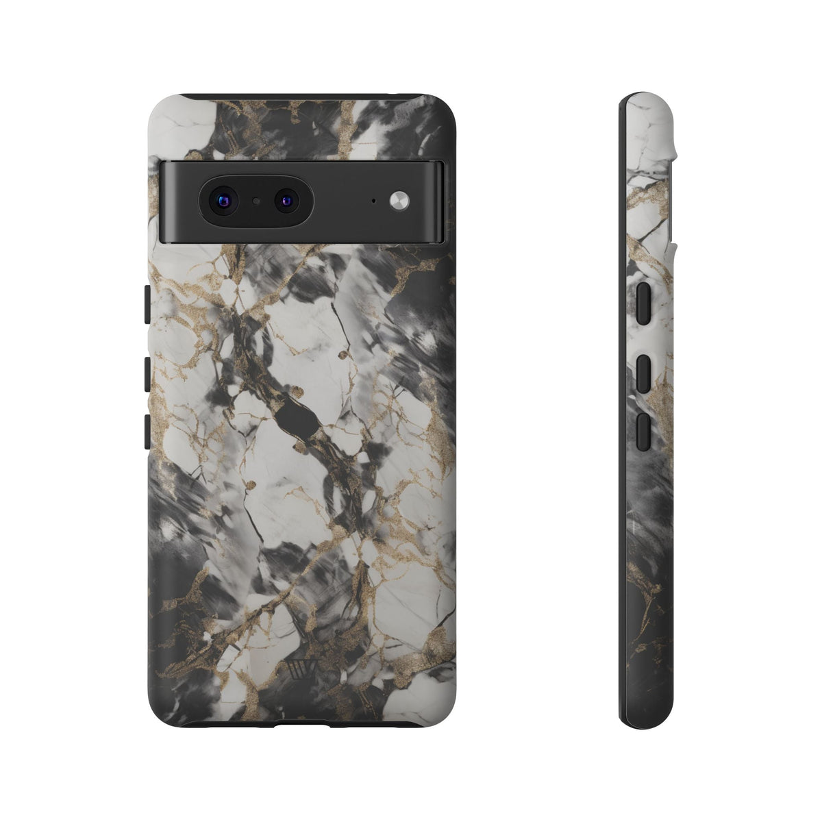 Marble Tough Phone Case with Impact Resistance