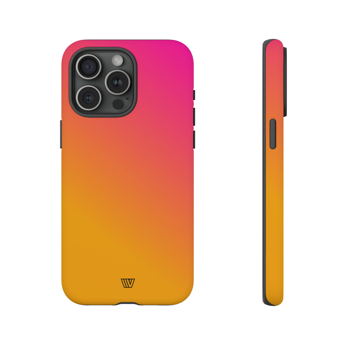 Hot Pink Orange Tough Phone Case