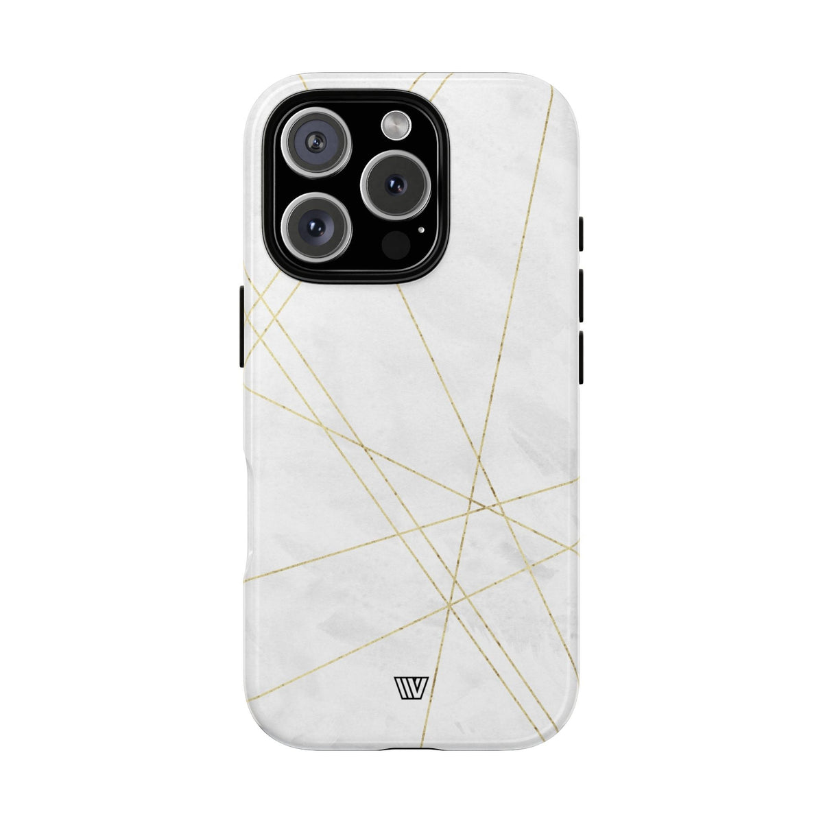 Tough Phone Case Impact Resistant Dual-Layer Shell GOLD LINES