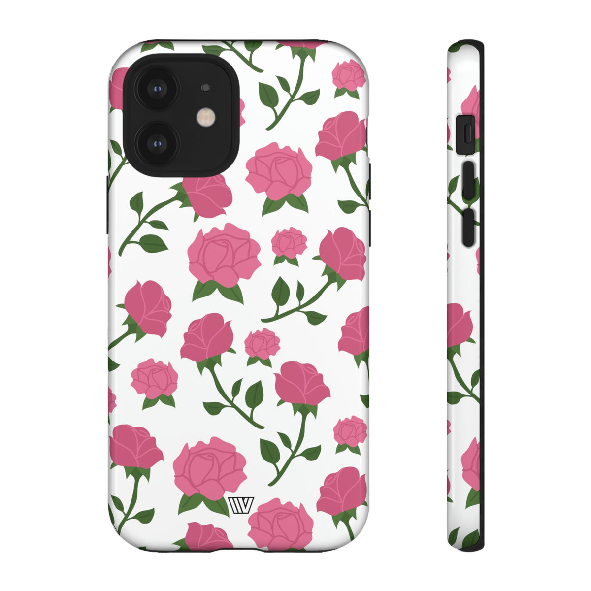 Pink Roses Tough Phone Case Dual-Layer Protective Trovvve