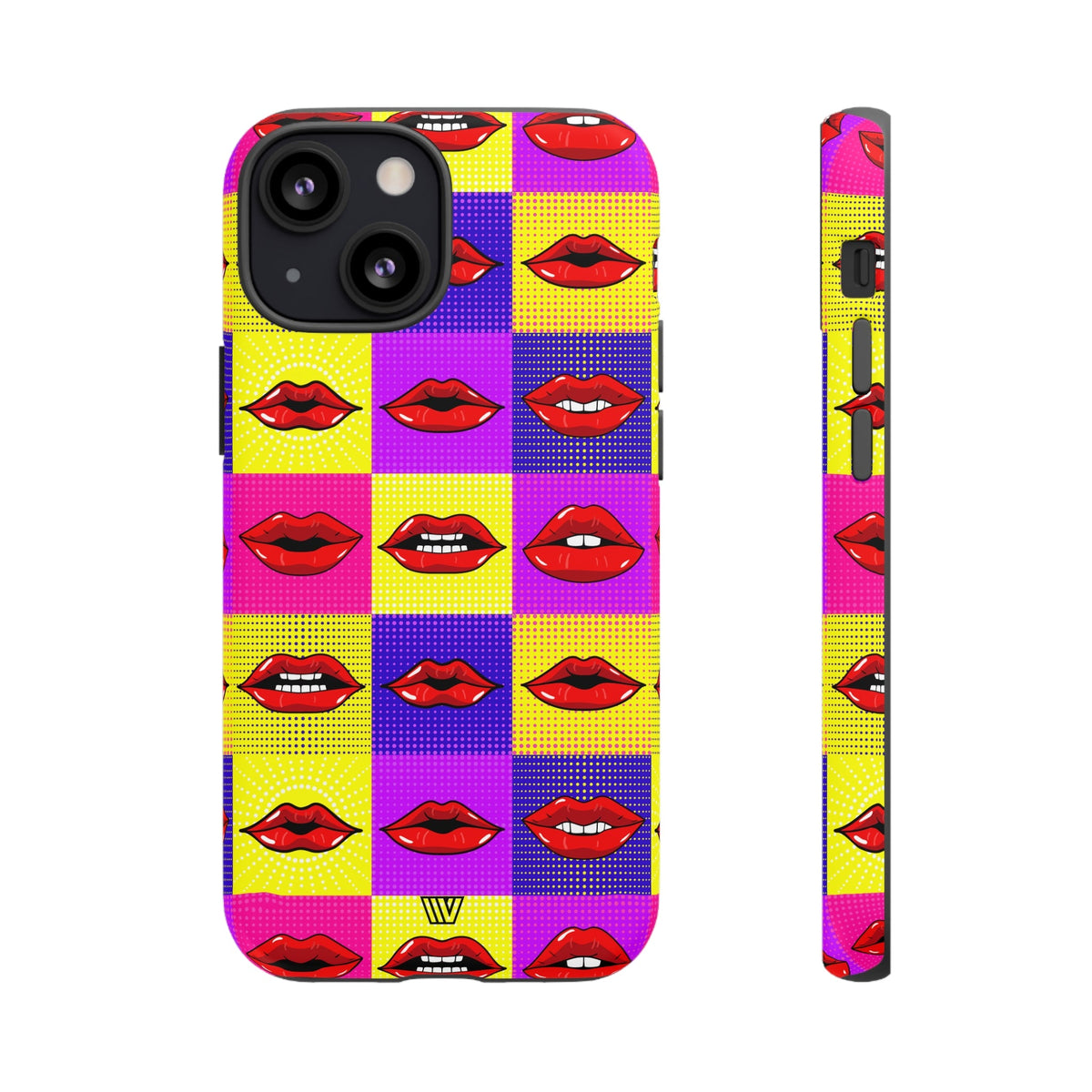 Tough Phone Case Dual-layer Protection POP ART LIPS