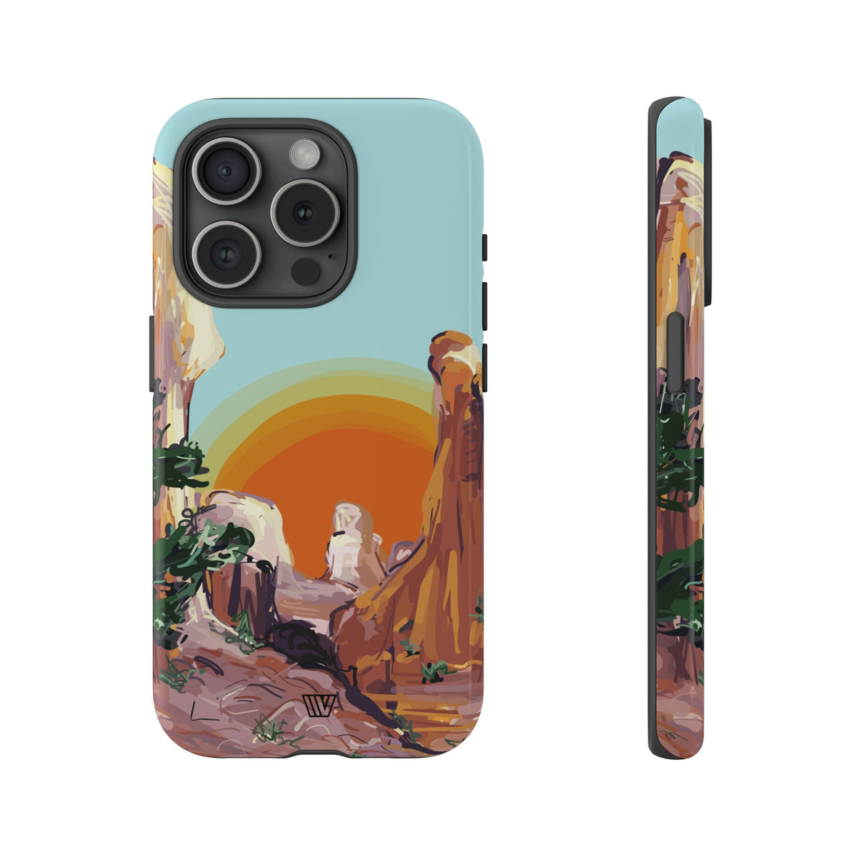 Tough Phone Case 8ft Drop Tested DESERT SUNRISE TROVVVE X EARTH FORMATIONS