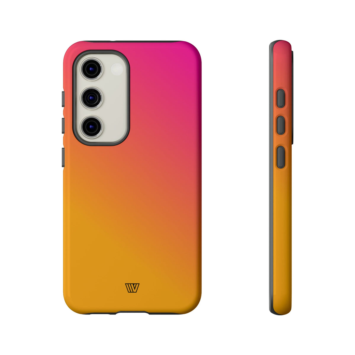 Hot Pink Orange Tough Phone Case